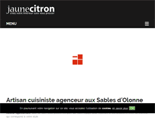 Tablet Screenshot of jaune-citron.com
